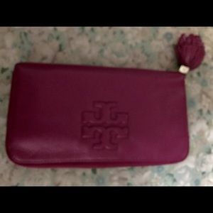 Tory Burch Dark Pink Wallet